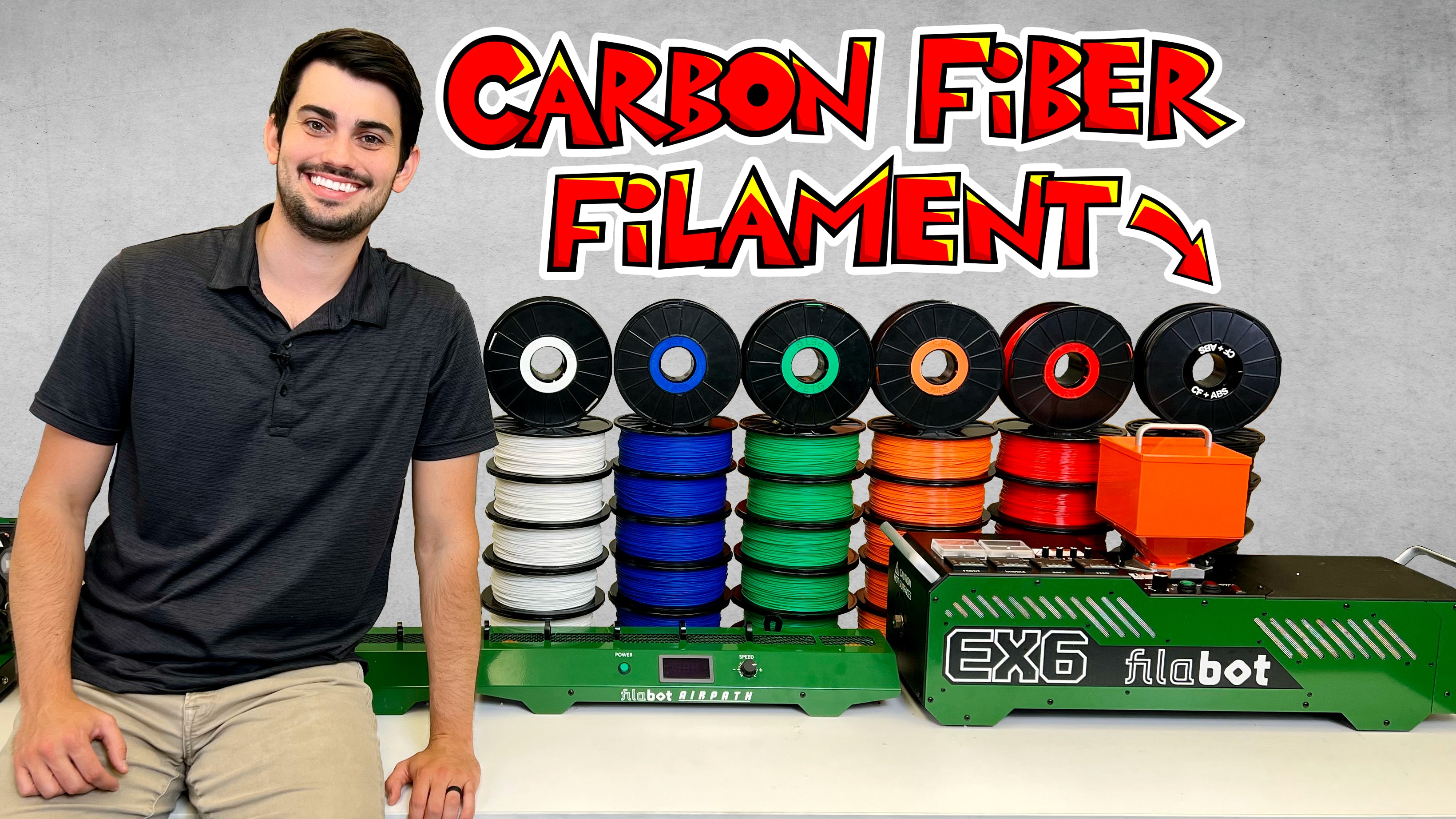 How to Extrude 3D Printer Filament using Filabot from Dr. D-Flo
