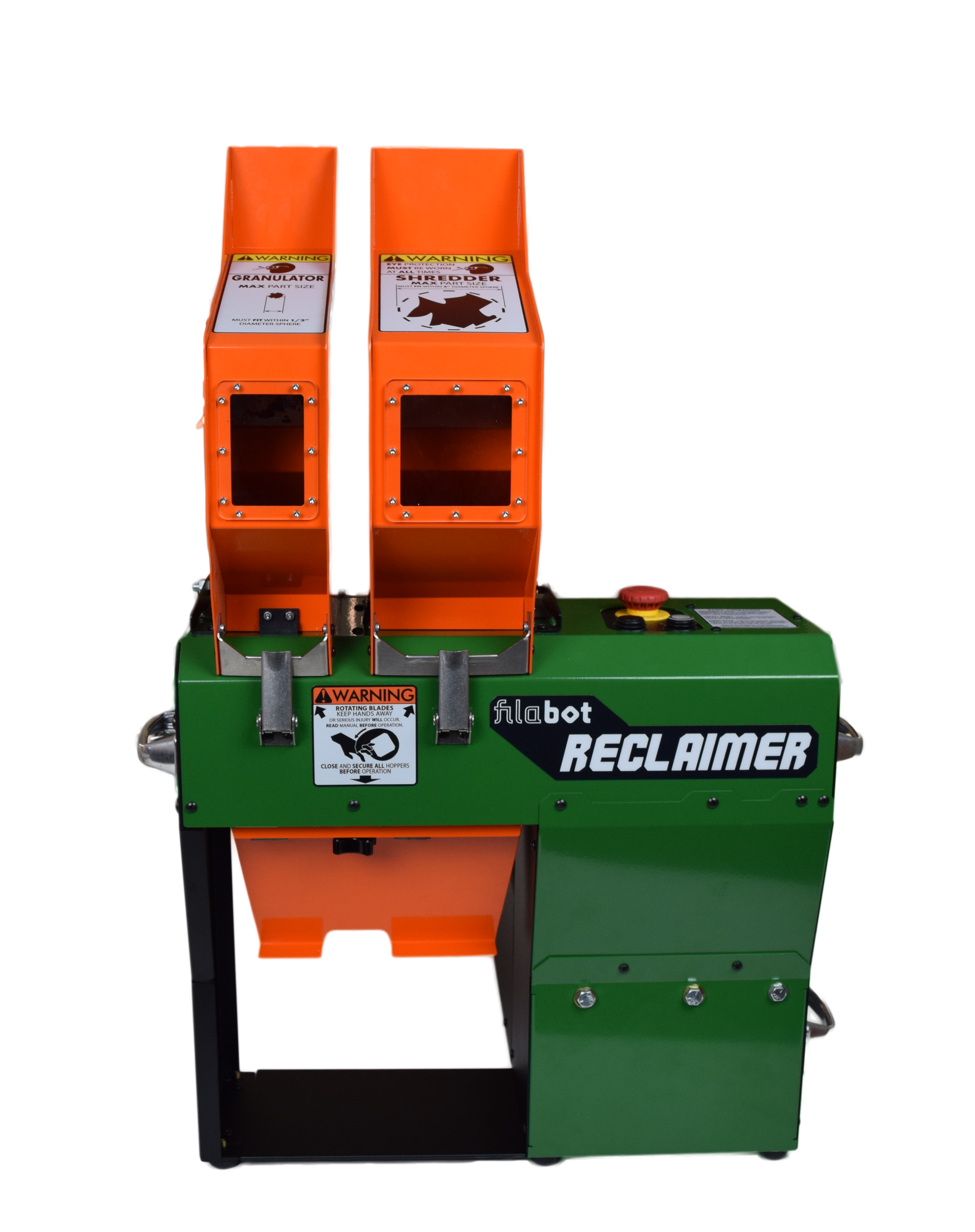 Recycling Setup - Filabot Reclaimer and Filabot Pelletizer - Filabot
