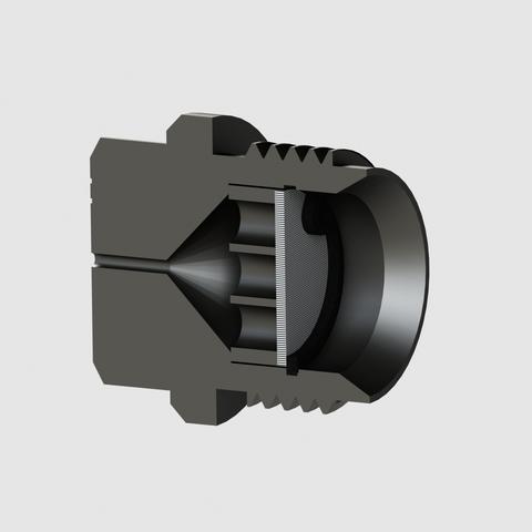 EX6 Melt Filter Nozzle - Style X - Filabot
